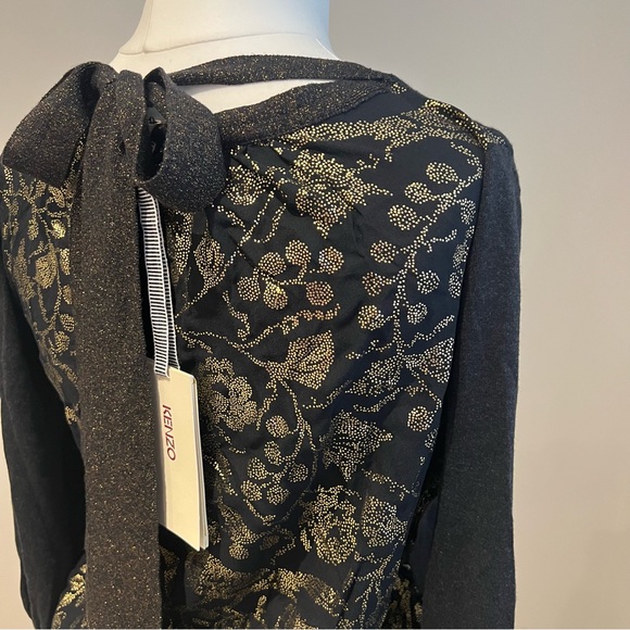KENZO charcoal grey & gold jumper, size Large. - Picture 6 of 15
